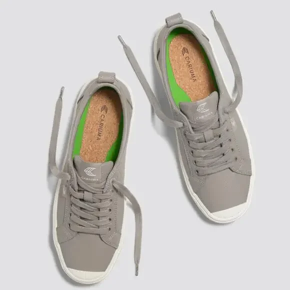 Cariuma OCA Low Sneakers Mens US 9 Gray Premium Leather Lifestyle Shoes HAWK1053 - Picture 7 of 10